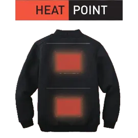 Carbon Heat Pullover heat points